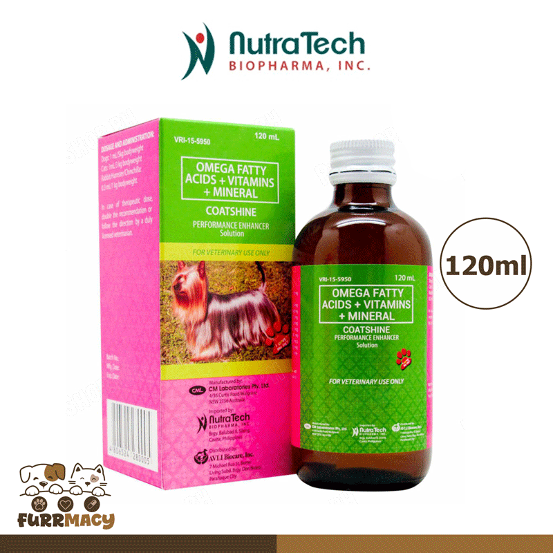 Coat Shine Performance Enhancer for Dogs 120ml