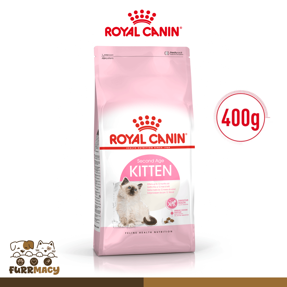 Royal Canin Feline Health Nutrition Kitten Dry Cat Food 400g