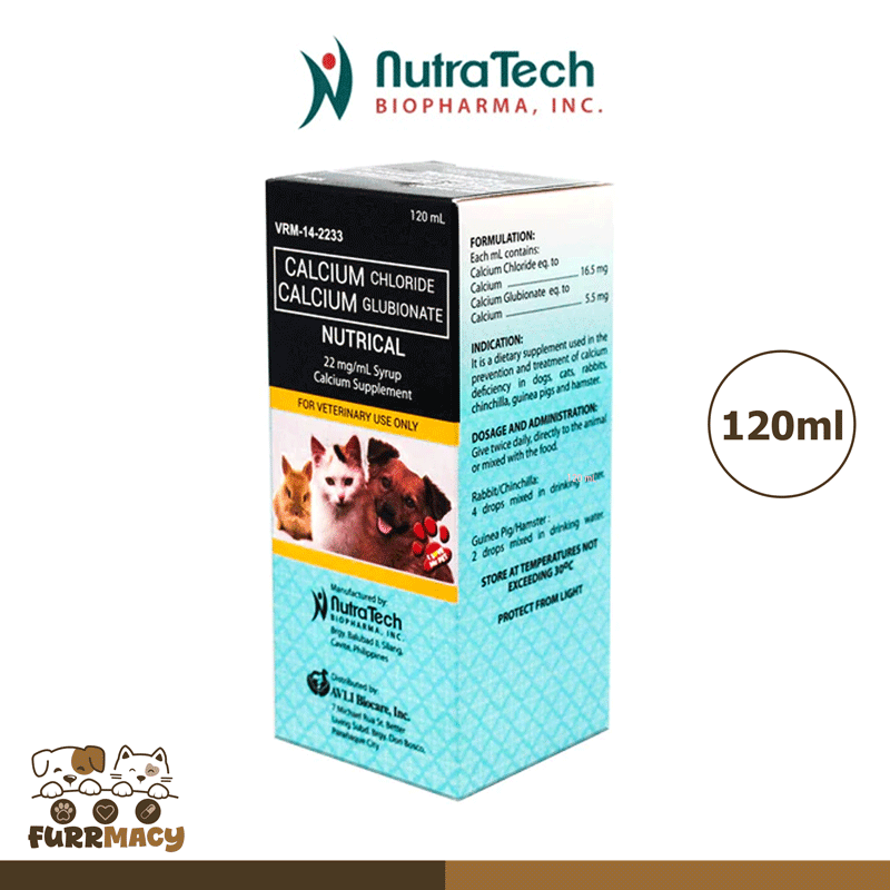 Nutrical Calcium Supplement 120ml for Pets Dietary Supplement