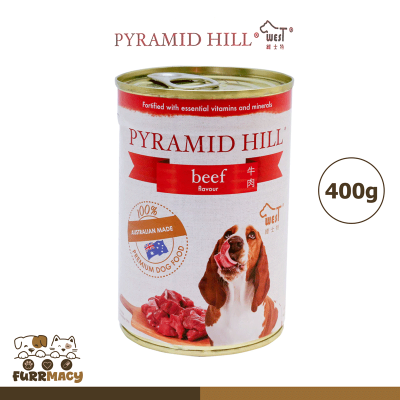 Pyramid Hill Dog Food Beef Flavor 400g