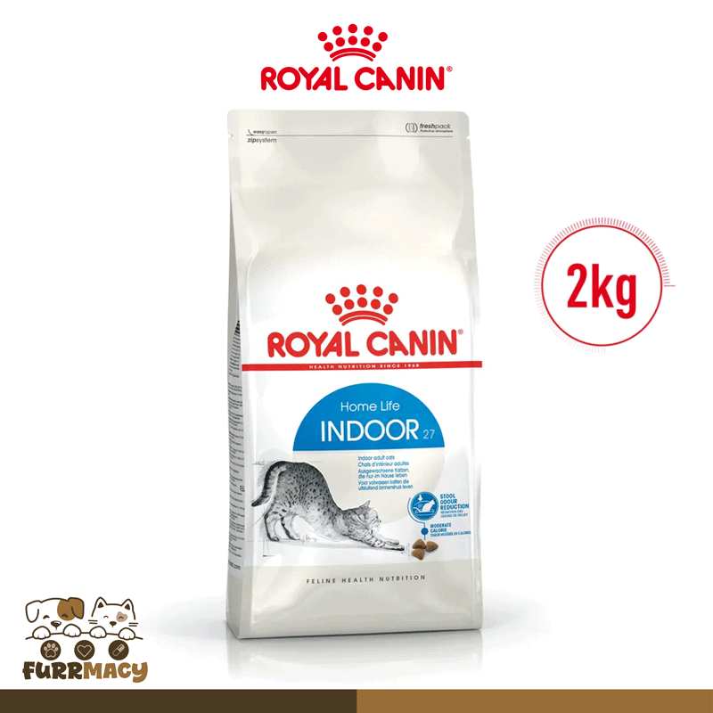 Royal Indoor 27 2kg Adult Dry Cat Food Feline Health Nutrition